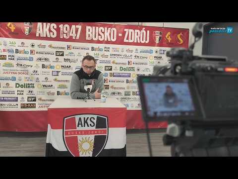 Michał Starościak, coach of AKS 1947 Busko-Zdrój, talks about the team's preparations for the spr...
