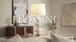 Watch A Video About the Possini Euro Grace Pearl White Glass Table Lamp