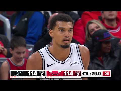 Final 5:07 MUST-SEE ENDING Bulls vs Spurs 🔥 | November 10, 2025