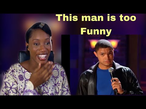 "Being Black In America" - Trevor Noah - (Black Girl) First Time Reaction in my moms dress.