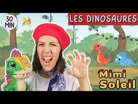 Dinosaurs | Tyrannosaurus Triceratops Diplodocus T-Rex | Mimi Soleil | Educational videos for chi...