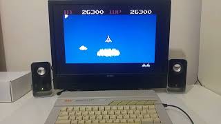 Playing Time Pilot on the Atari 8bit computer