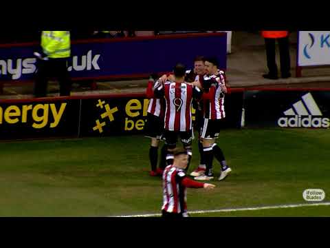 Blades 2-1 QPR - alternate angle of Lundstram's winner