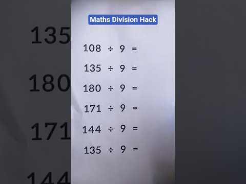 Division Trick 💪 #maths #mathstricks #mathematics #shortsfeed #shorts #trendingshorts