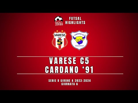 [HIGHLIGHTS] Serie B Futsal Girone A 23/24 - Varese C5 - Cardano '91