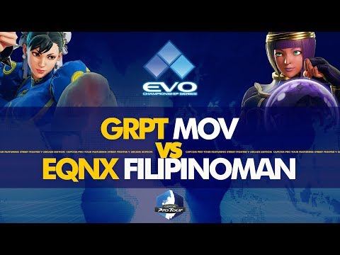 GRPT MOV (Chun-Li) VS EQNX Filipinoman (Menat) - EVO 2019 Pools - CPT 2019