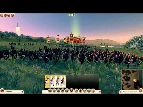 300 Spartans vs. 2000 Macedonian soldiers in Rome 2