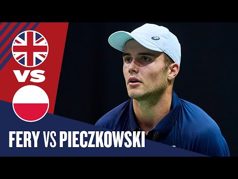 Highlights - Arthur Fery v Olaf Pieczkowski | Great Britain v Poland - Davis Cup World Group I 2025