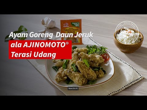 Ayam Goreng Daun Jeruk ala AJINOMOTO® Terasi Udang