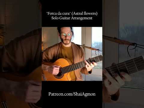 Força da cura (Astral flowers) - #fingerstyleguitar #guitartutorial #medicinemusic #guitarlesson