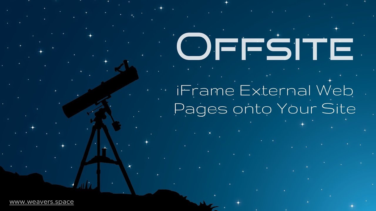 Offsite Stack for Rapidweaver