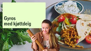 Gyros med kjøttdeig