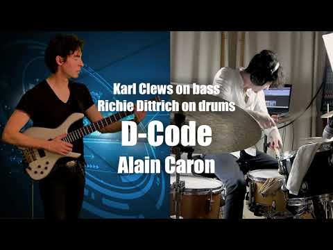 D-Code by Alain Caron - Karl Clews on bass, Richie Dittrich on drums