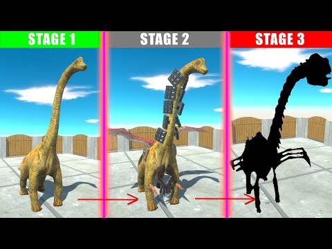 EVOLUTION OF BRACHIOSAURUS - Animal Revolt Battle Simulator ARBS