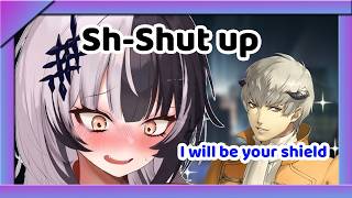 Shiori Can't Stop Blushing When Strohl Keep Rizzing Her. (Metaphor: ReFantazio)