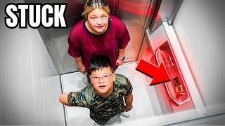 WE GOT STUCK IN AN ELEVATOR ON OUR CRUISE!