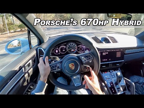 2021 Porsche Cayenne Turbo S e-Hybrid - 42mpg That’ll Rip Your Face Off (POV Binaural Audio)