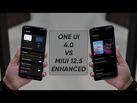 Dark Mode Battle: One UI 4.0 vs MIUI 12.5 Enhanced | Samsung | Xiaomi | SammyFans