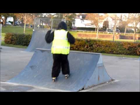 Gordon Gorilla Invades Burgess Hill Skate Park
