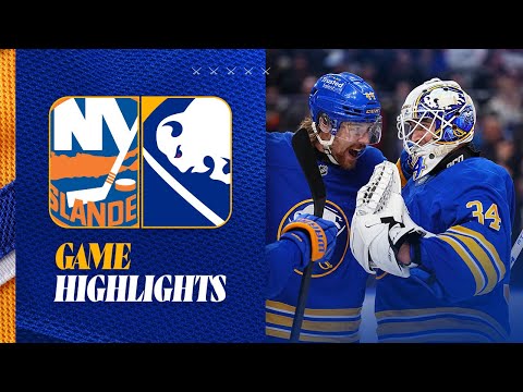 SABRES SHOOTOUT WIN! | Buffalo Sabres Beat The New York Islanders | Game Highlights