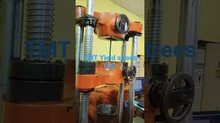 Yield stress Test of 12mm steel