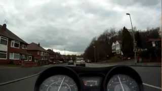 preview picture of video 'Yamaha YBR 125 - GoPro HD - Journey Home From Work'