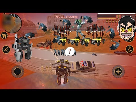 ROBOT TRUCK vs TRASFORMERS | Vegas Crime Simulator - Android Gameplay