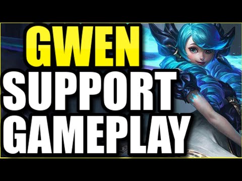 GWEN SUPPORT FULL GAMEPLAY! | FULL MATCH OF THE *NEW* BROKEN CHAMPION "GWEN"