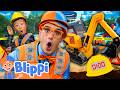 Blippi S Superfast Excavator Digging Race ‍ ️