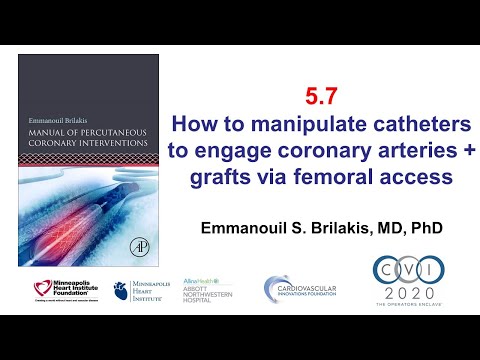 5.7 Manual of PCI - How to manipulate catheters to engage via femoral access