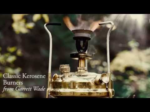 Lighting the classic kerosene stove