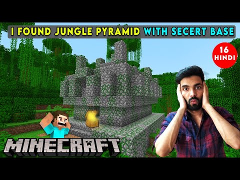 Navrit Gaming - I FOUND A  SECRET JUNGLE TEMPLE - MINECRAFT SURVIVAL GAMEPLAY IN HINDI  #16