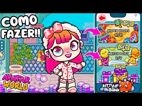 COMO COMPLETAR TODAS AS MISSÕES E GANHAR MUITAS MOEDAS GRÁTIS NO AVATAR WORLD!!