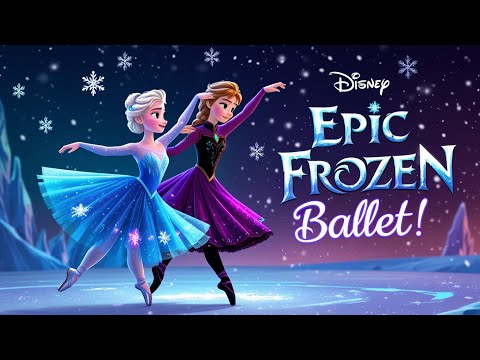 🆕🎵 Frozen Ballet Show ❄️✨ Elsa & Anna’s Enchanting Dance Mashup | Kids Musical Story