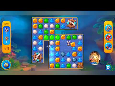 фишдом 2022 # 10563 уровень - прохождение без бустеров # Fishdom,  10563  level - no Boosters.