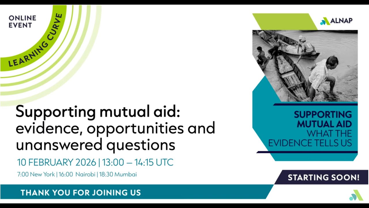 Supporting mutual aid: evidence, opportunities and unanswered questions