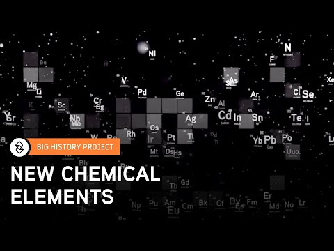 Threshold 3: New Chemical Elements | Big History Project