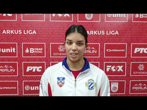 Najava 17. kola ARKUS lige (žene) - igračica Beograda - Pap Milica