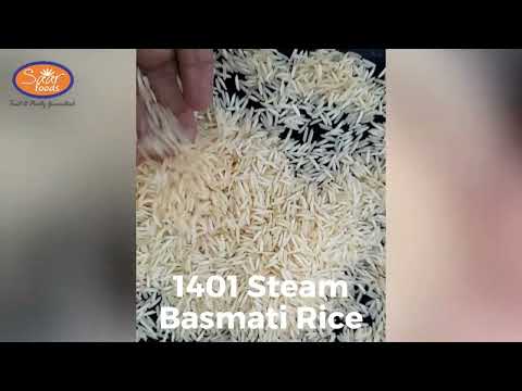 1401 white steam basmati rice