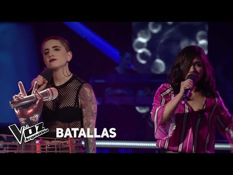 Sofía Casadey vs Karen Paz - "Take me to church" - Hozier - Battles - La Voz Argentina 2018