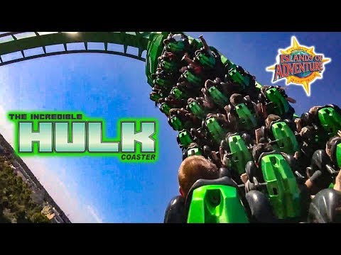 Back row point of view footage of Incredible Hulk