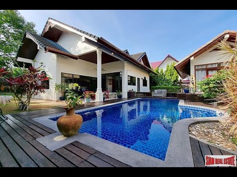 Charming Four Bedroom House with Private Swimming Pool for Sale in Chalong