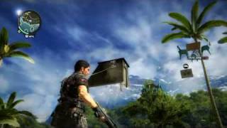 preview picture of video 'Just Cause 2 bug: Missing houses'