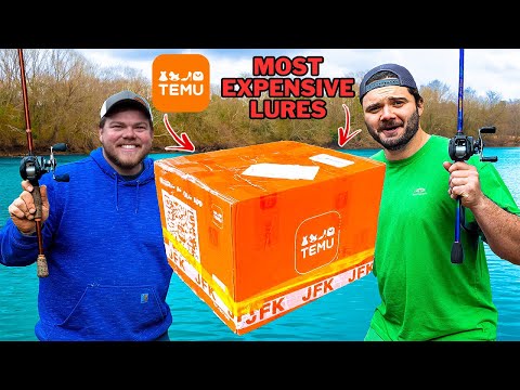 I Bought the MOST Expensive Lures on TEMU!