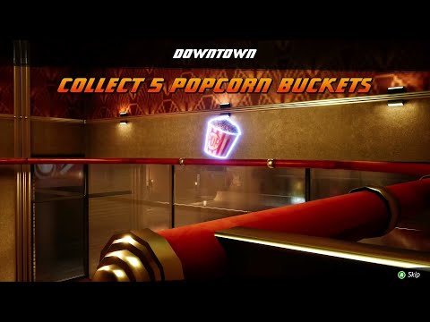 Collect 5 Popcorn Buckets - Downtown - Tony Hawk's Pro Skater 1 + 2