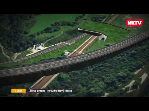 Vizualizácia úseku diaľnice D3 Žilina, Brodno - Kysucké Nové Mesto