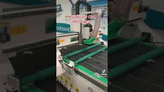 Máy cnc router 1 đầu tải nặng, option rulo tỳ phôi tự động lên xuống PRO-1325R