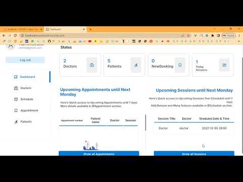 E-Doctor Patient Management System in PHP Application Projects