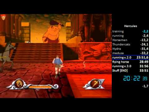 Disney's Hercules any% speedrun in 33:19