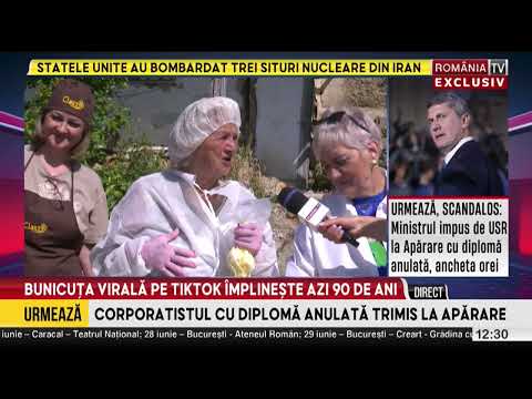 EXCLUSIV. Tanti Vasilica face savarine la 90 de ani